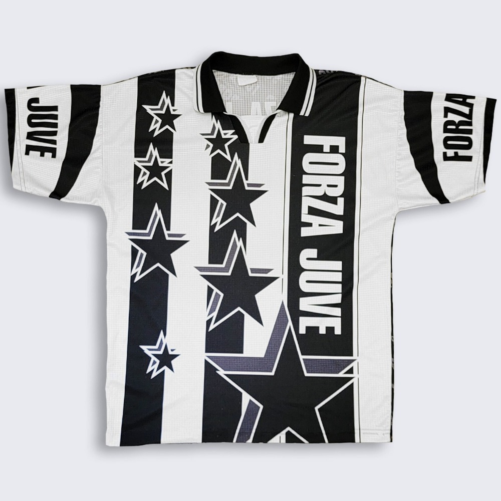 Juventus Vintage 90s Fan Inspired Soccer Jersey